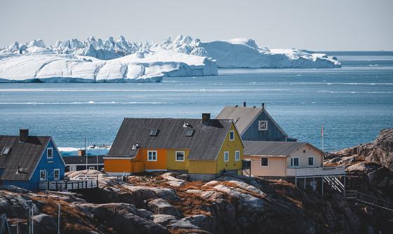 Icebergs au Groenland